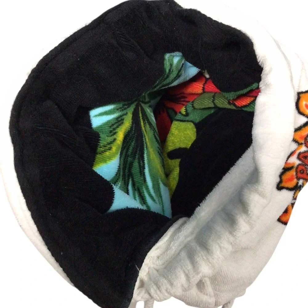 Harley-Davidson Hawaii Beach Towel Folds In Drawstring Bag